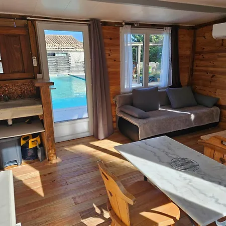 Chalet Banane Devant Piscine, A 6Km Du Festival De Piano De La Roque D'Antheron Rognes Exterior foto